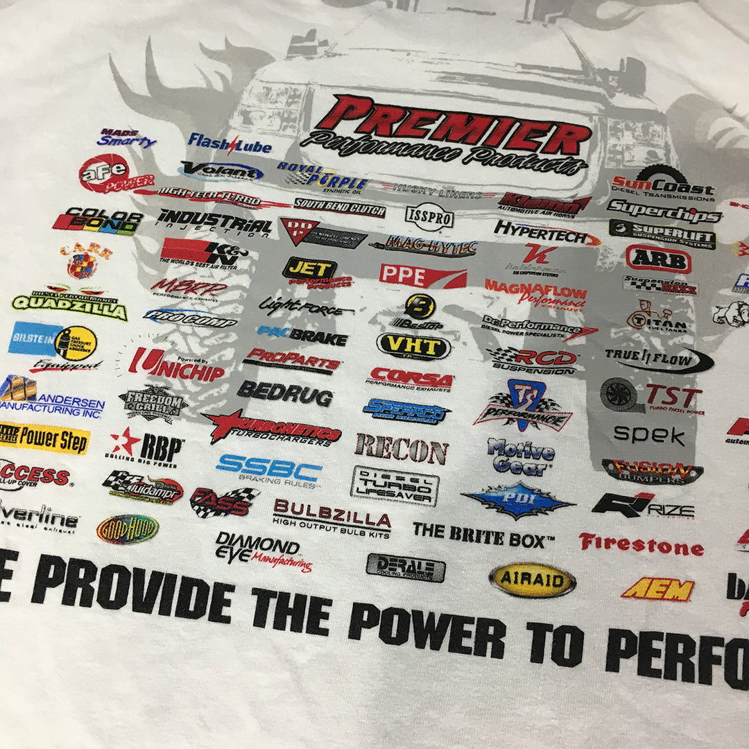 Premier Performance Products Adult Size XL White Car Auto Truck We Speak Diesel