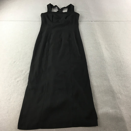 Syndicate Clothing Co Womens Evening Gown Size 12 Black Formal Event Midi