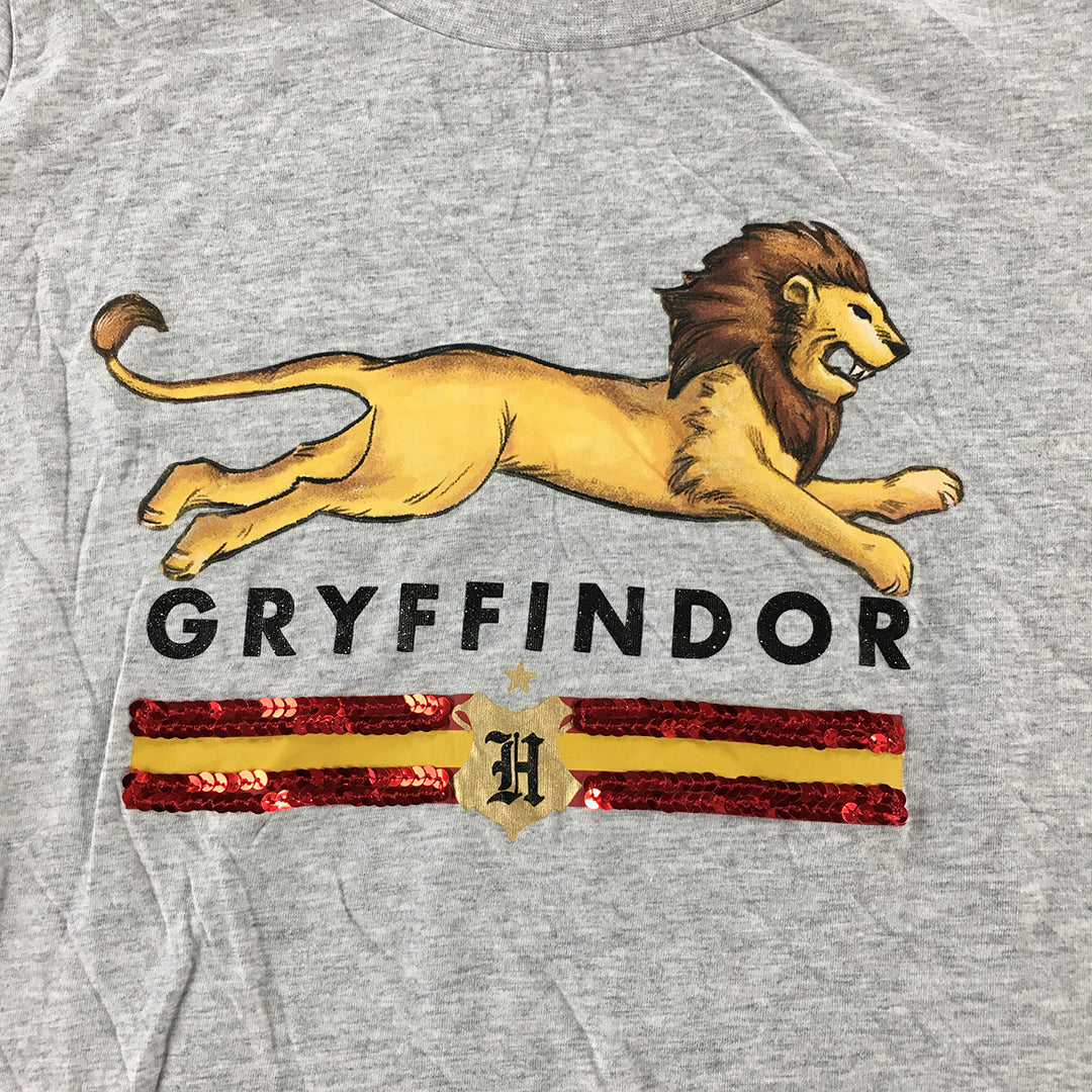 Peter Alexander x Harry Potter Womens Sleep Shirt Size M Grey Gryffindor Pajama