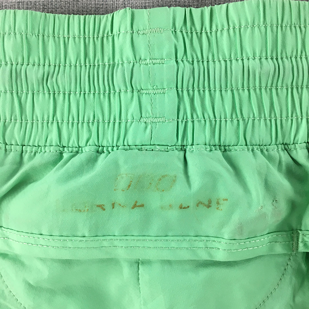 Lorna Jane Womens Shorts Size L Green Drawstring Running Gym