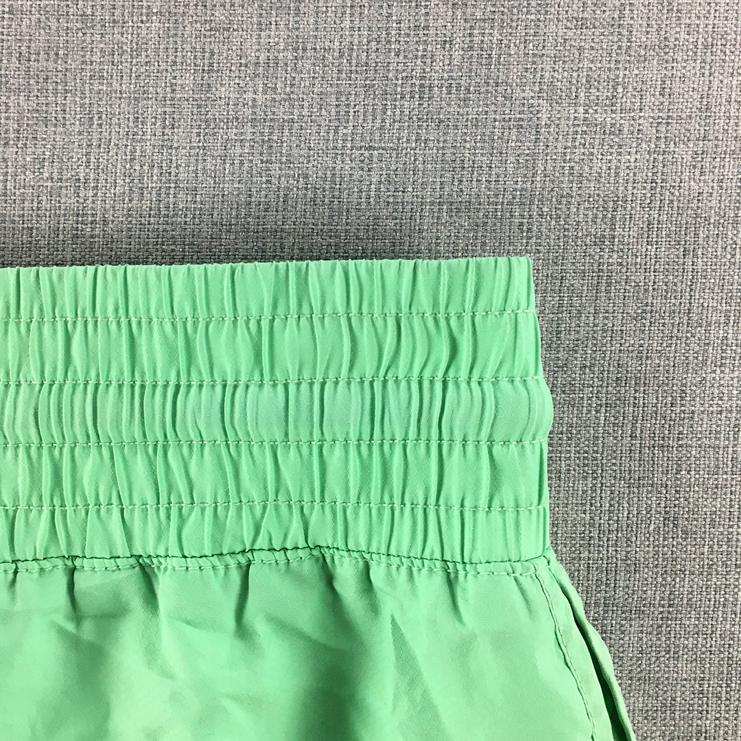 Lorna Jane Womens Shorts Size L Green Drawstring Running Gym