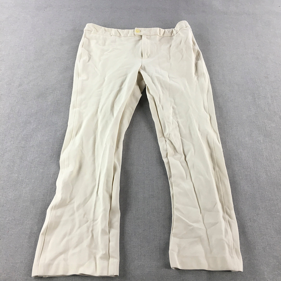 Charter Club Womens Dress Pants Size 10 White Formal Work