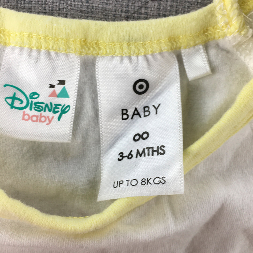 Disney Toy Story Baby Bodysuit Size 00 (3 - 6 Months) White One-Piece