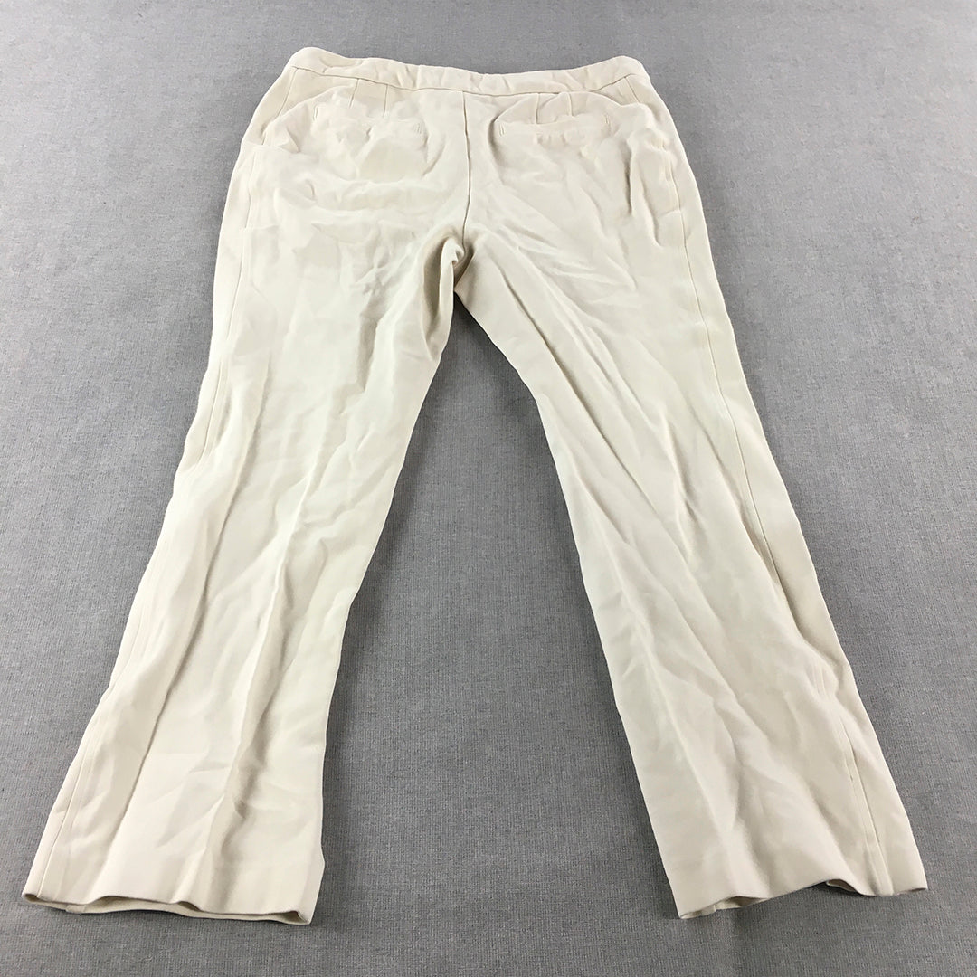 Charter Club Womens Dress Pants Size 10 White Formal Work