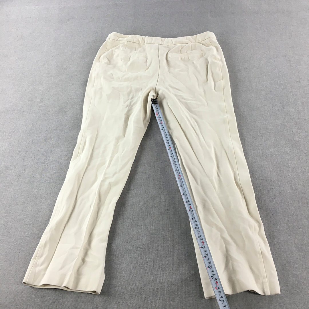 Charter Club Womens Dress Pants Size 10 White Formal Work