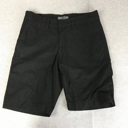 Ether By Myntra Mens Chino Shorts Size 34 Black Pockets Casual Walking