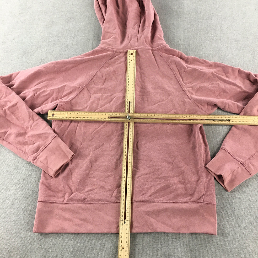 Uniqlo Womens Jacket Size S Pink Zip-Up Pockets Hoodie Coat