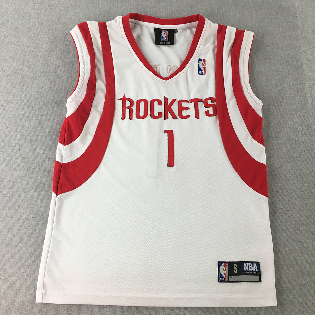 Tracy McGrady Houston Rockets Mens Basketball Jersey Size S White NBA Basketball