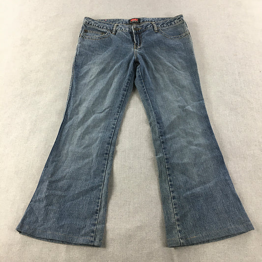 Vintage Bobson Jeans Womens Size 32 Blue Flared Y2K Japanese Denim