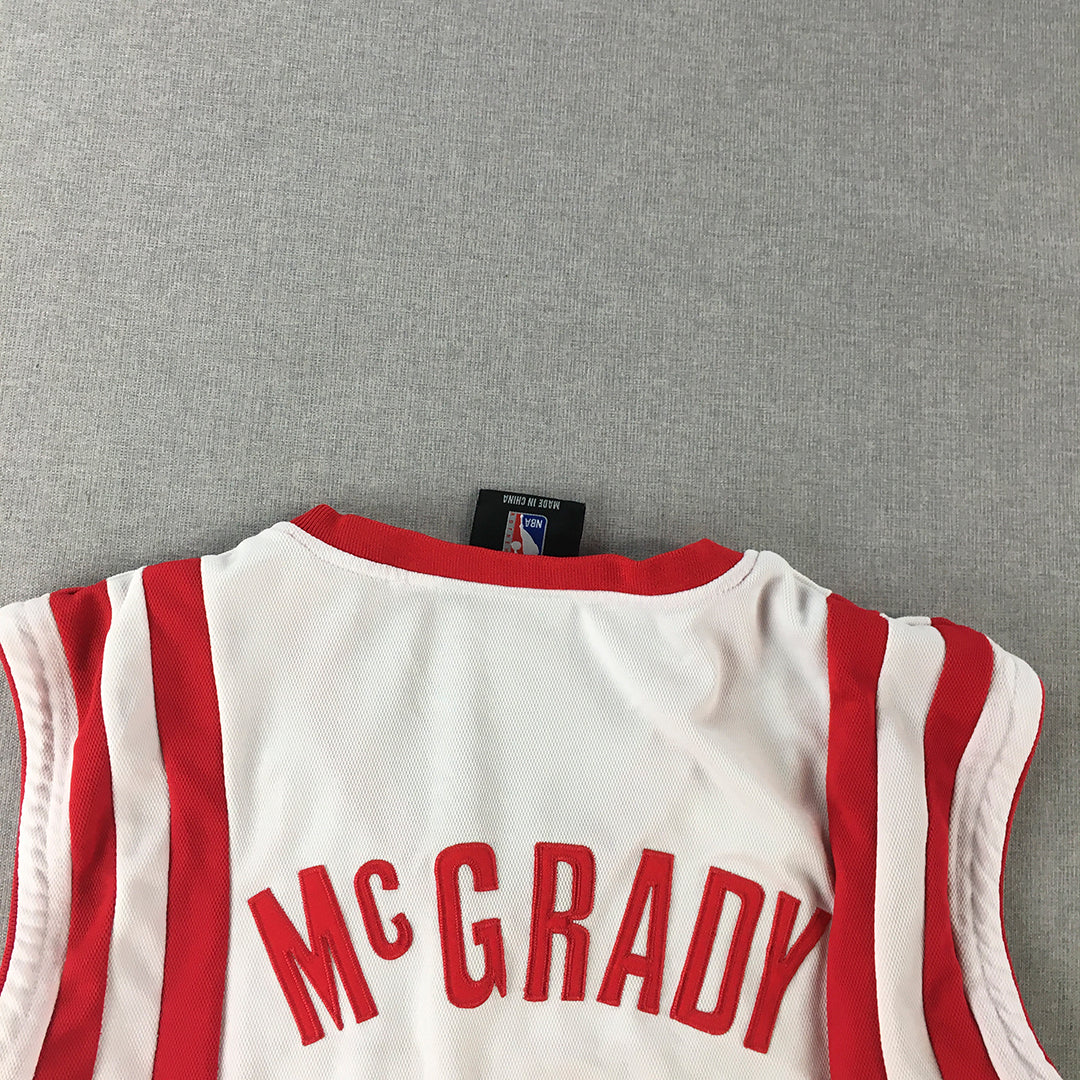 Tracy McGrady Houston Rockets Mens Basketball Jersey Size S White NBA Basketball