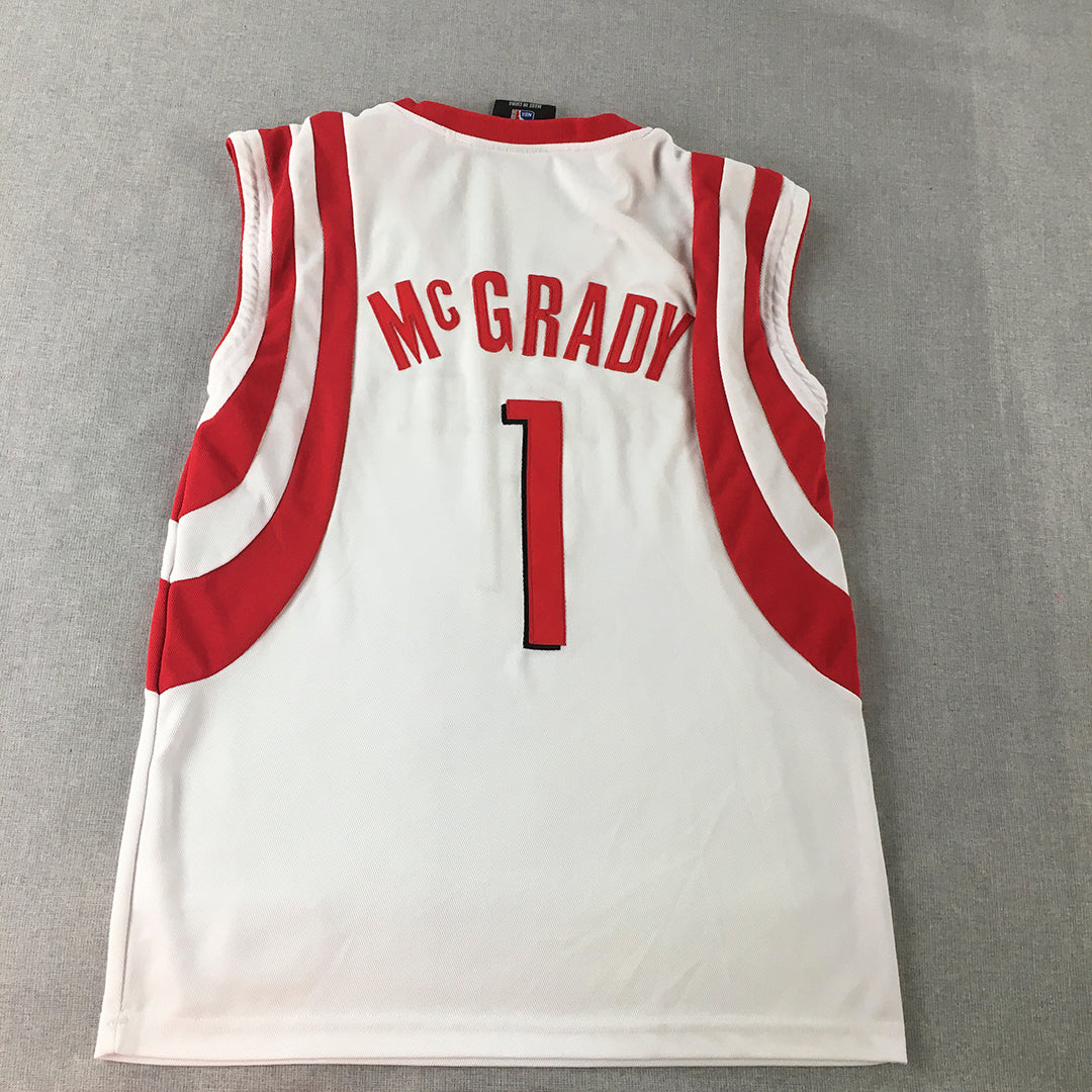 Tracy McGrady Houston Rockets Mens Basketball Jersey Size S White NBA Basketball