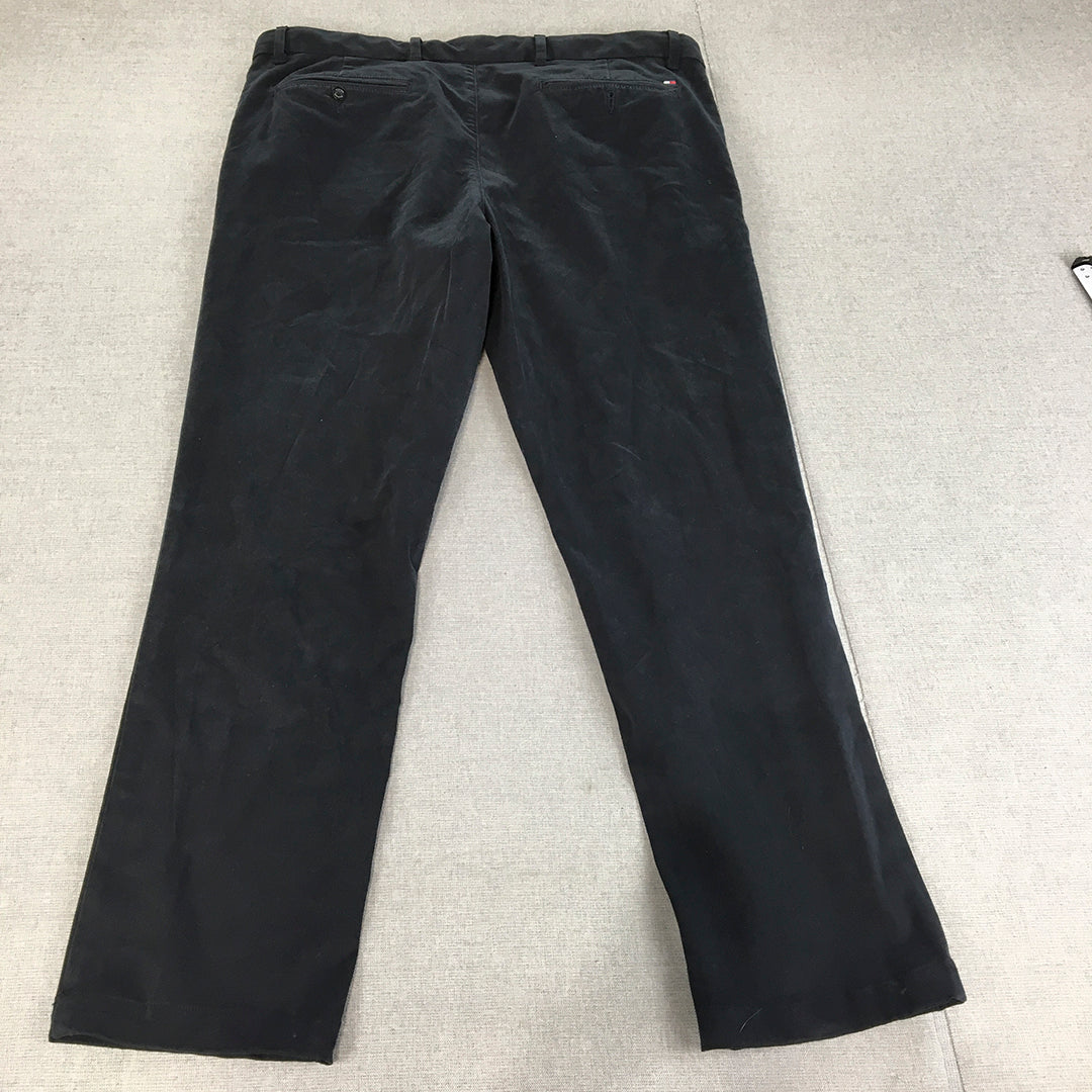 Tommy Hilfiger Mens Chino Pants Size 36 Navy Blue Pockets Denim