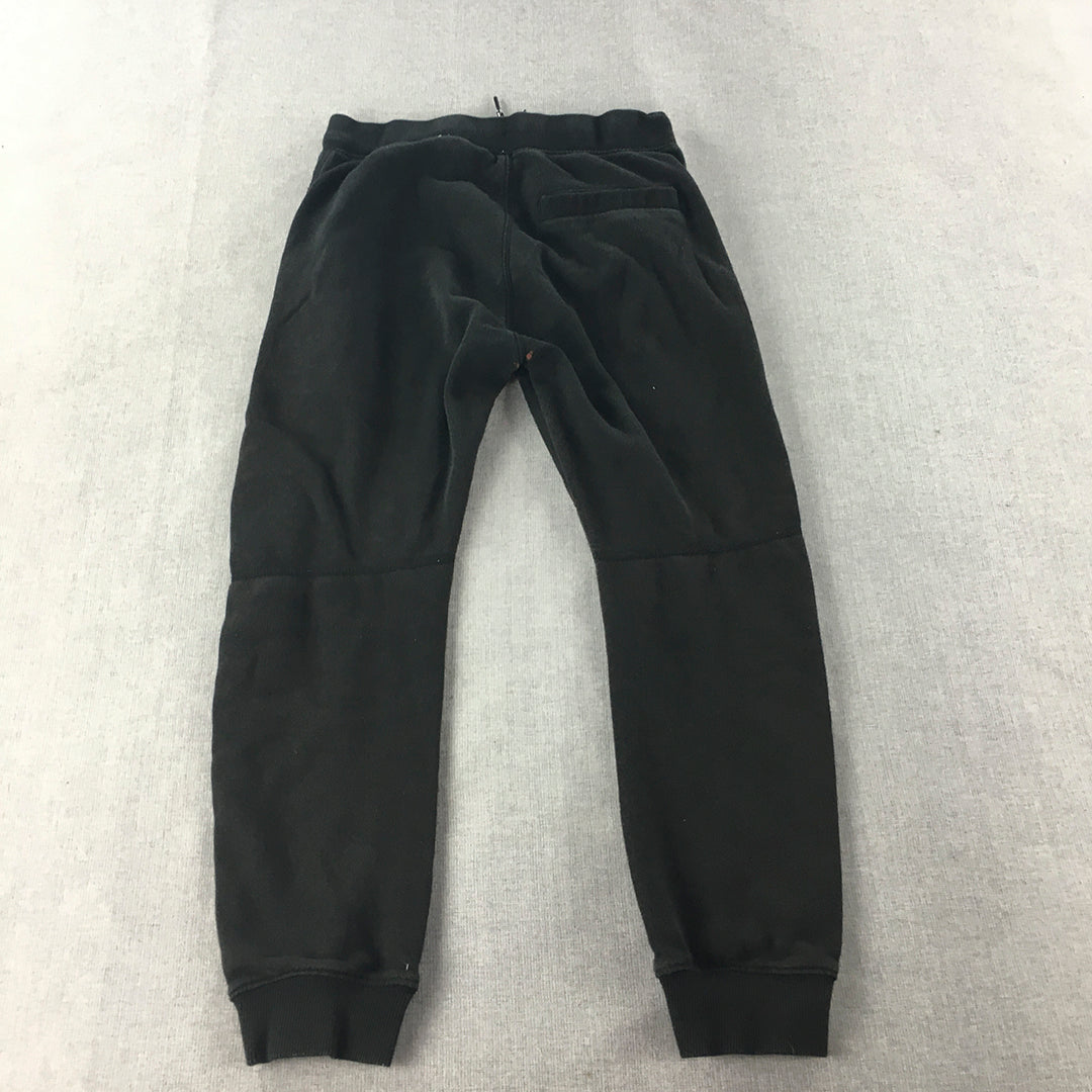 H&M Kids Boys Jogger Size 10 - 11 Years Zip Pockets Tracksuit Pants Black