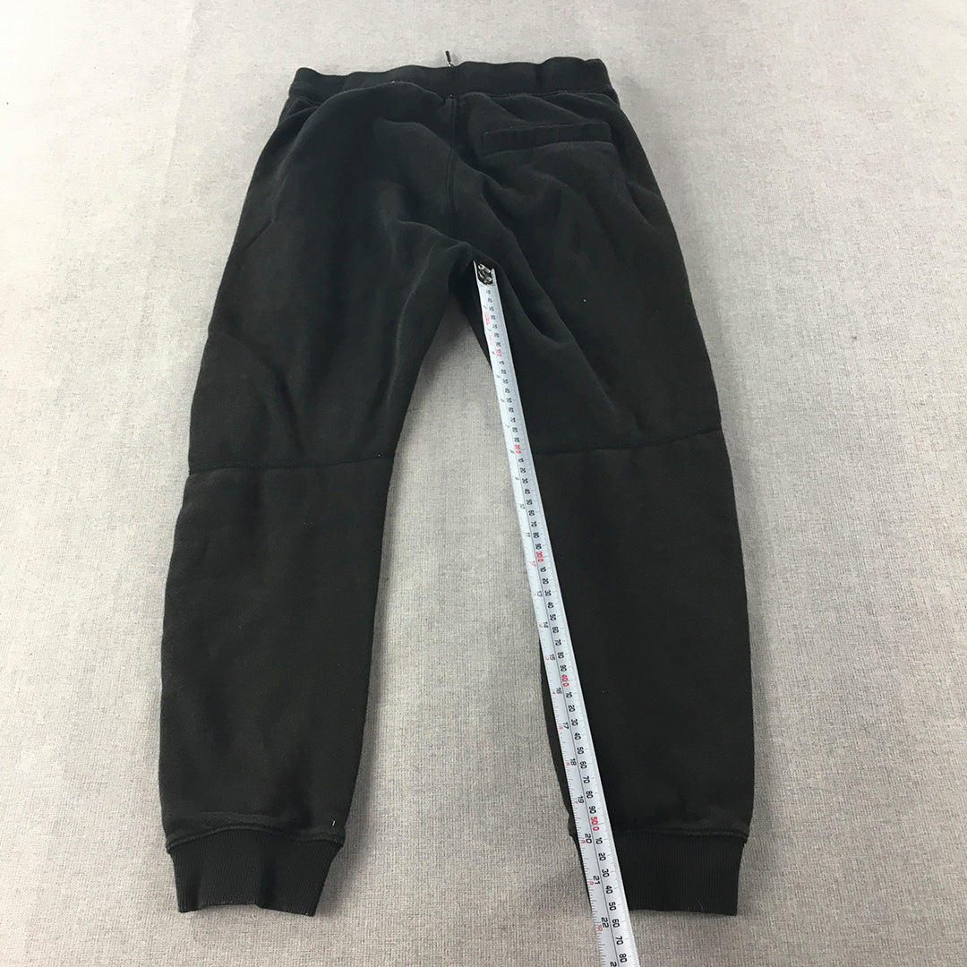 H&M Kids Boys Jogger Size 10 - 11 Years Zip Pockets Tracksuit Pants Black