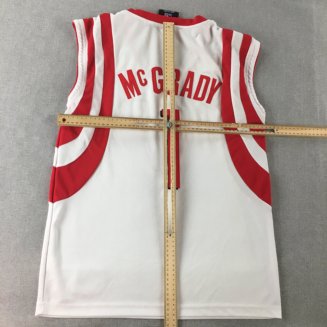 Tracy McGrady Houston Rockets Mens Basketball Jersey Size S White NBA Basketball