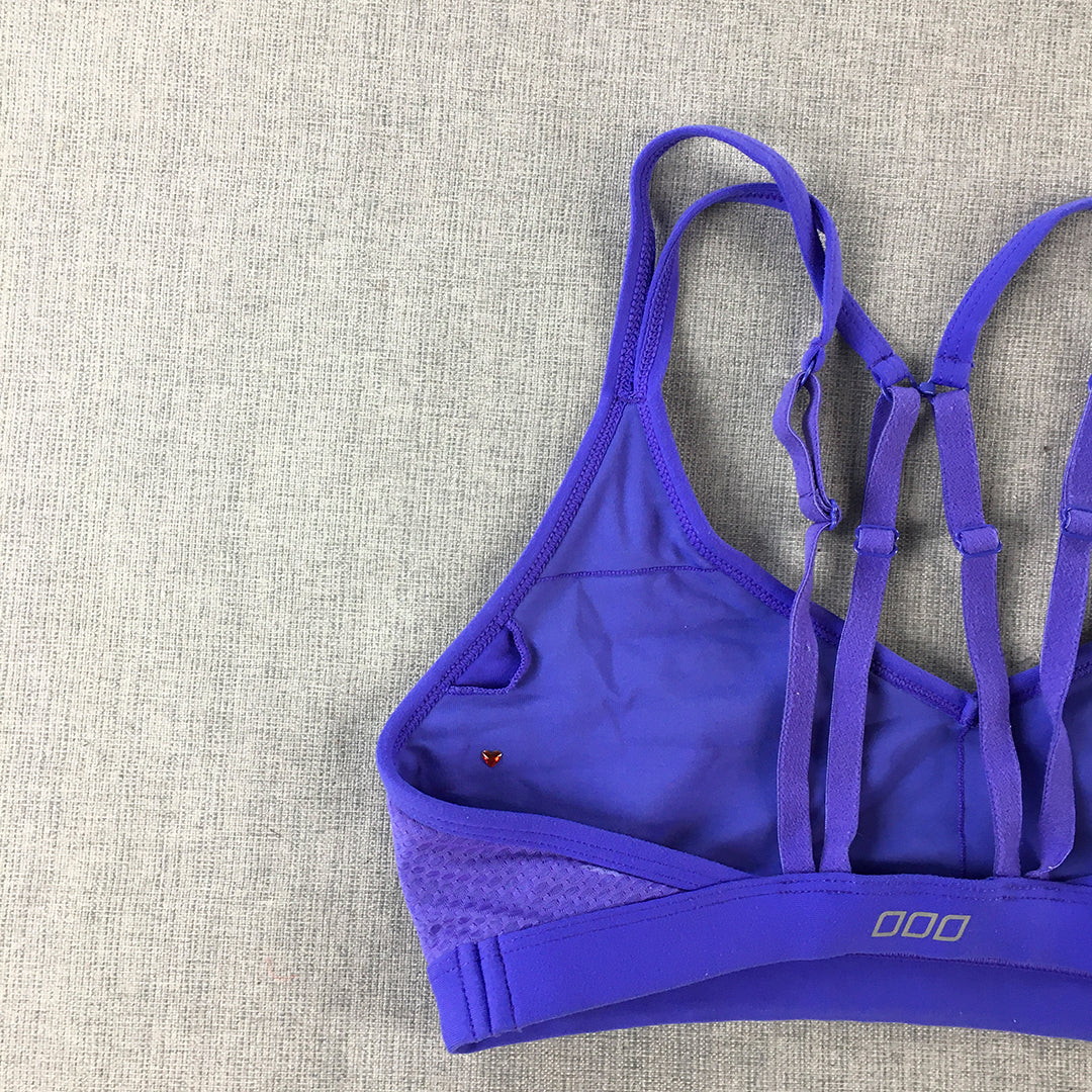 Lorna Jane Womens Sports Bra Size S Purple Cropped Top