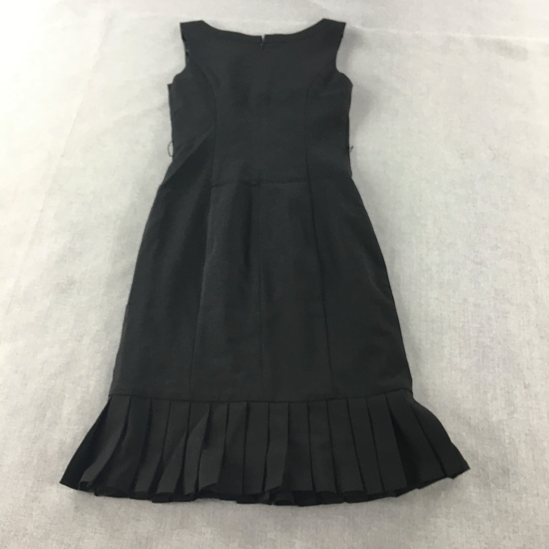 Cococ Womens Mini Dress Size 6 Black Pencil Sleeveless