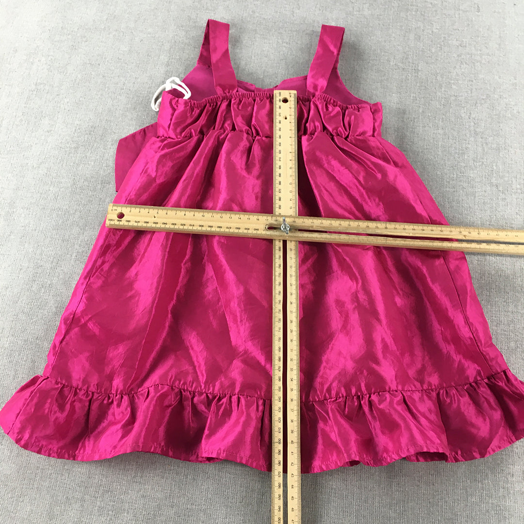 Secret Charm Kids Girls Dress Size 4 Toddler Pink A-Line Sleeveless