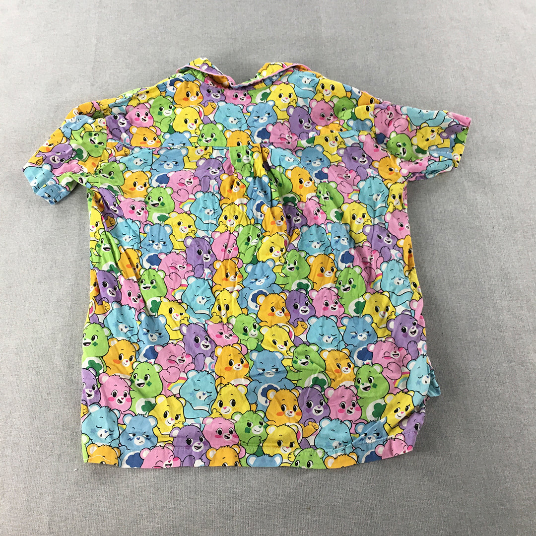 Peter Alexander x Care Bears Womens Sleep Shirt Size XXS Button Sleepwear