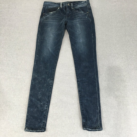 FRJ Jeans Womens Size 26 (W26 x L27) Skinny Dark Wash Denim