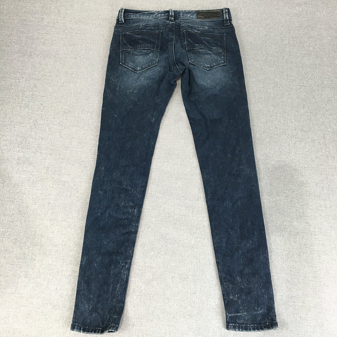 FRJ Jeans Womens Size 26 (W26 x L27) Skinny Dark Wash Denim