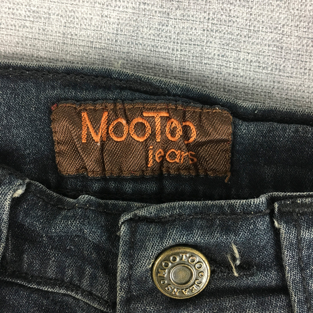 Mootoo Womens Jeans Size 28 Indigo Skinny Dark Wash Denim