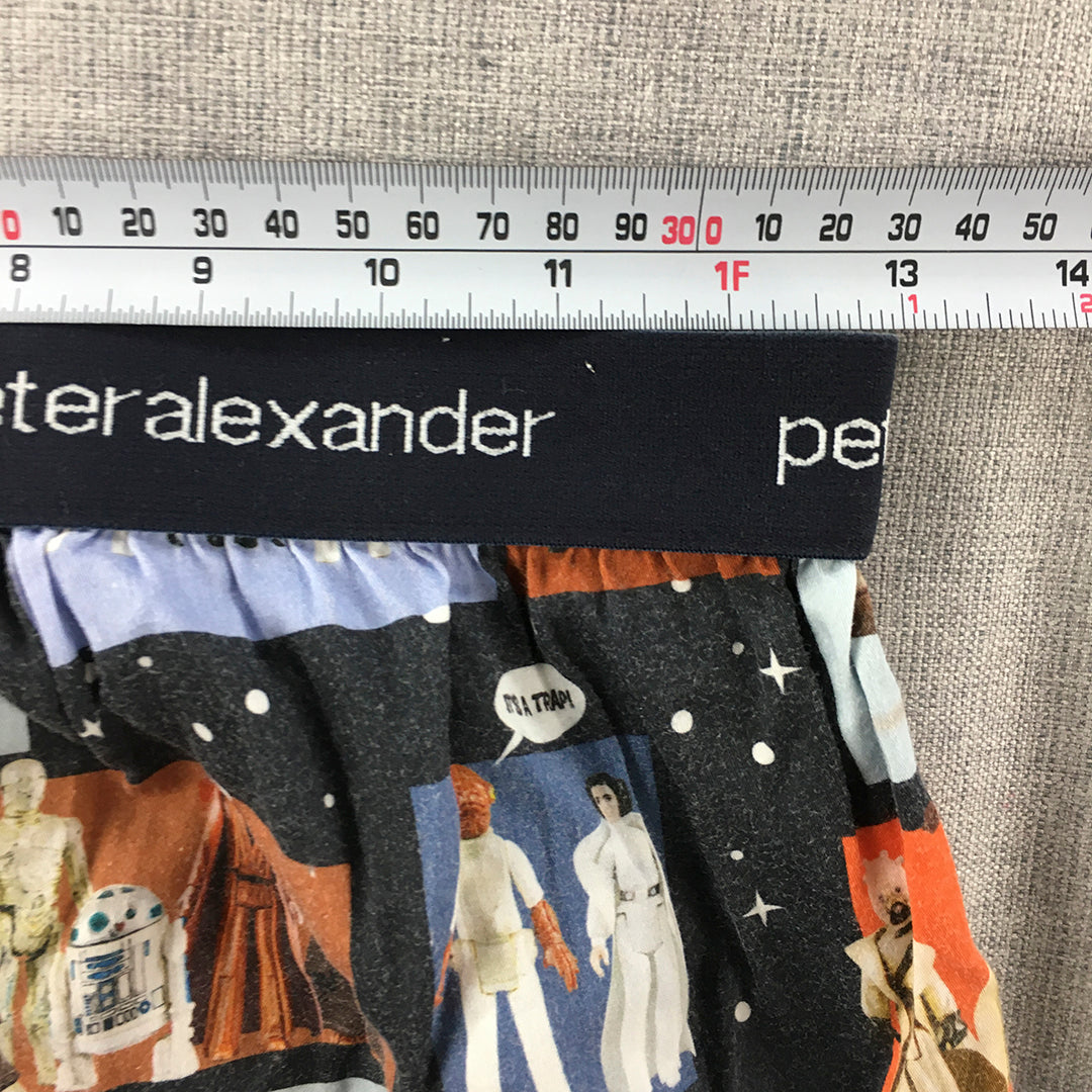 Peter Alexander Star Wars Kids Boys Shorts Size 12 Black Elastic Waist