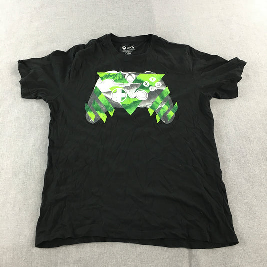 X-Box Mens T-Shirt Size XL Black Controller Short Sleeve Crew Neck Tee