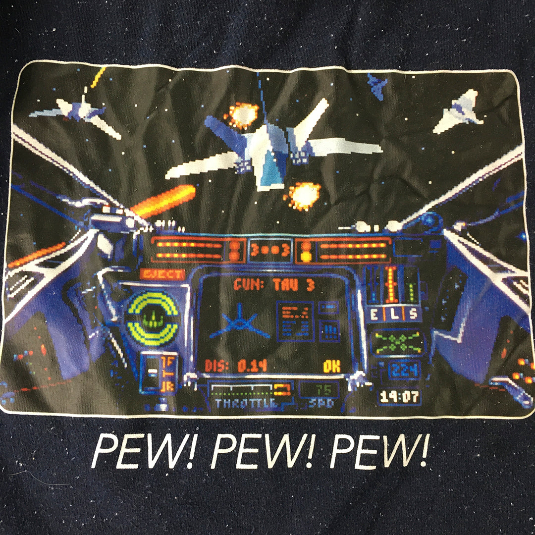 Star Wars Mens T-Shirt Size XL Navy Blue Short Sleeve Crew Neck Tee