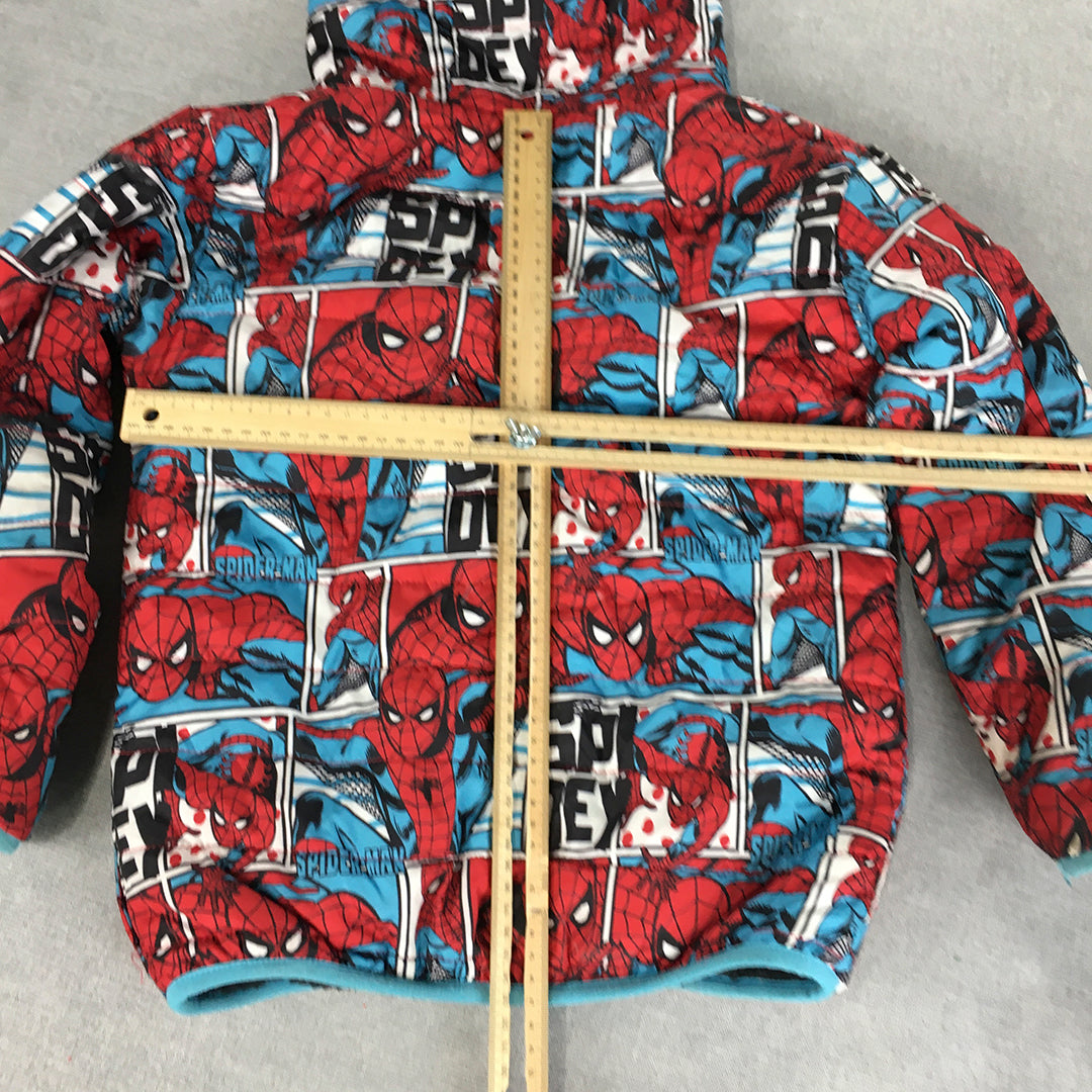 Spider-Man Kids Boys Jacket Youth Size S (8 - 10 Years) Zip-Up Hoodie Marvel