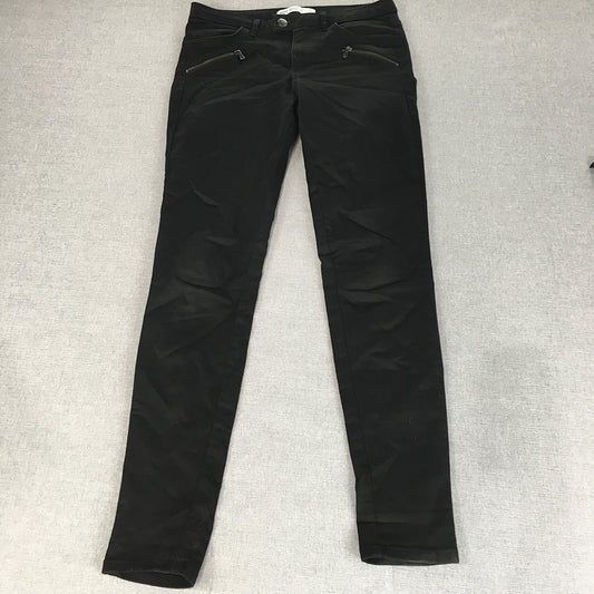 Zara Womens Skinny Jeans Size 28 (W28 x L29) Black Stretch Denim