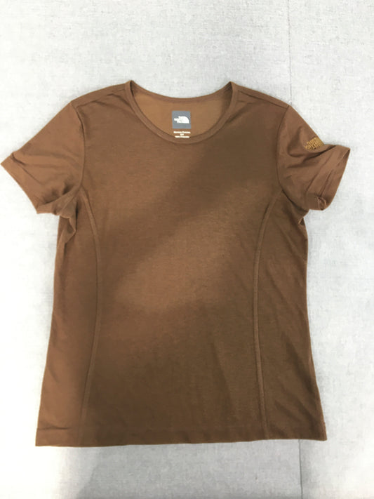 The North Face Womens T-Shirt Size S Brown Short Sleeve Crew Neck Tee