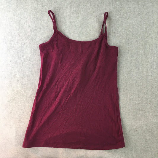 Old Navy Womens Cami Top Size M Purple Sleeveless Stretch Fabric