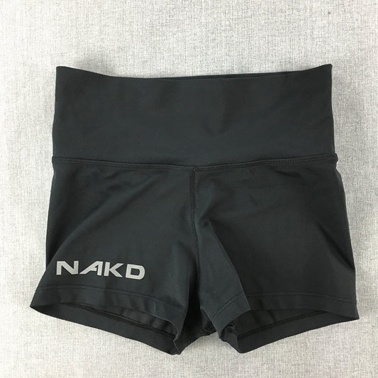 NAKD Womens Bike Shorts Size XS Black Activewear Running Gym