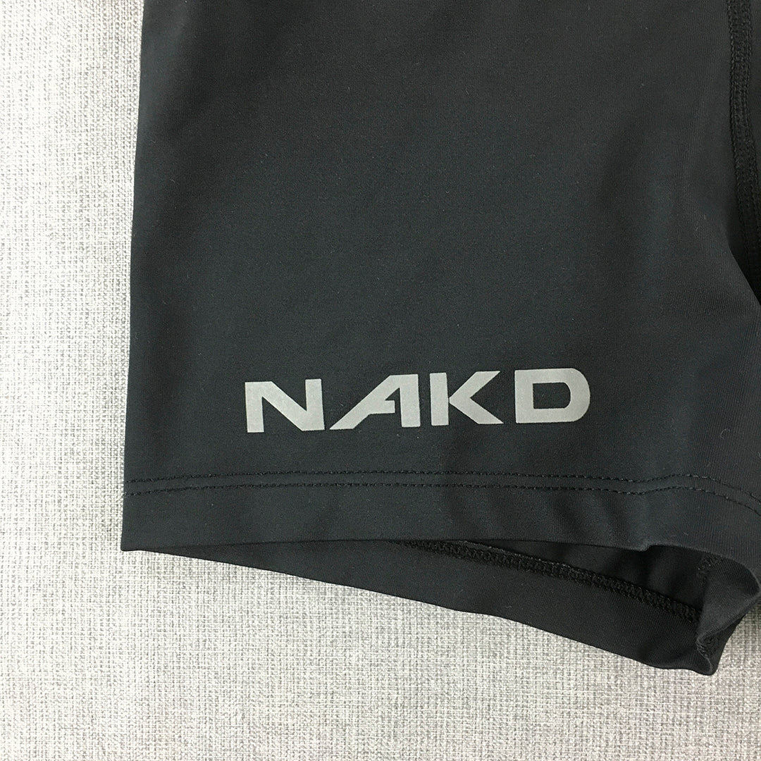 NAKD Womens Bike Shorts Size XS Black Activewear Running Gym