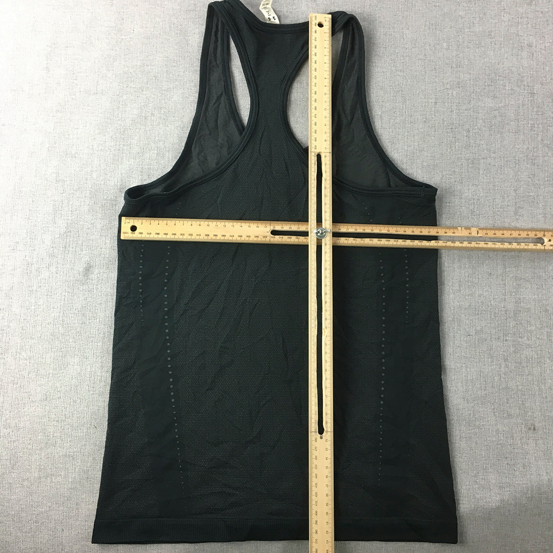 Under Armour Womens Tank Top Size S Black Sleeveless Singlet Shirt