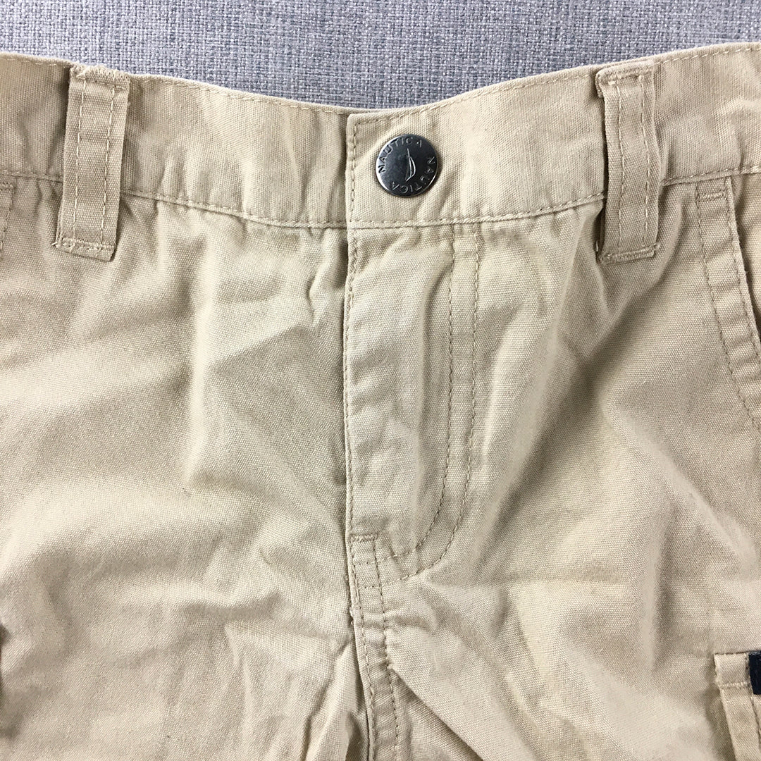 Nautica Baby Boys Shorts Size 6 - 12 Months Brown Cargo