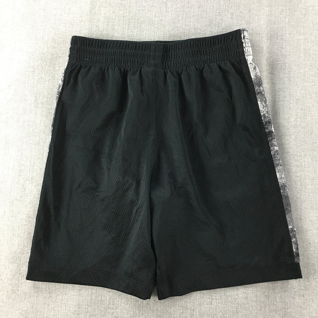 Nike Kids Boys Shorts Youth Size M (10 - 12 Years) Black Dri Fit Logo