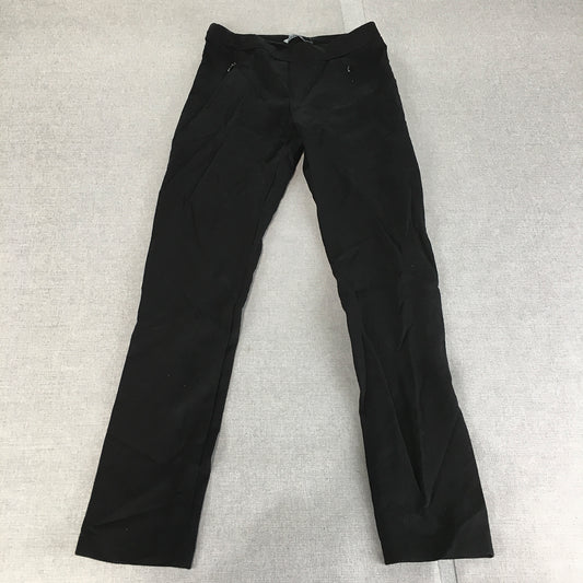 Sportscraft Womens Dress Pants Size 6 Black Slim Fit Stretch