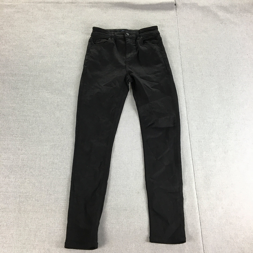 French Connection Womens Skinny Jeans Size 8 Black Stretch Denim