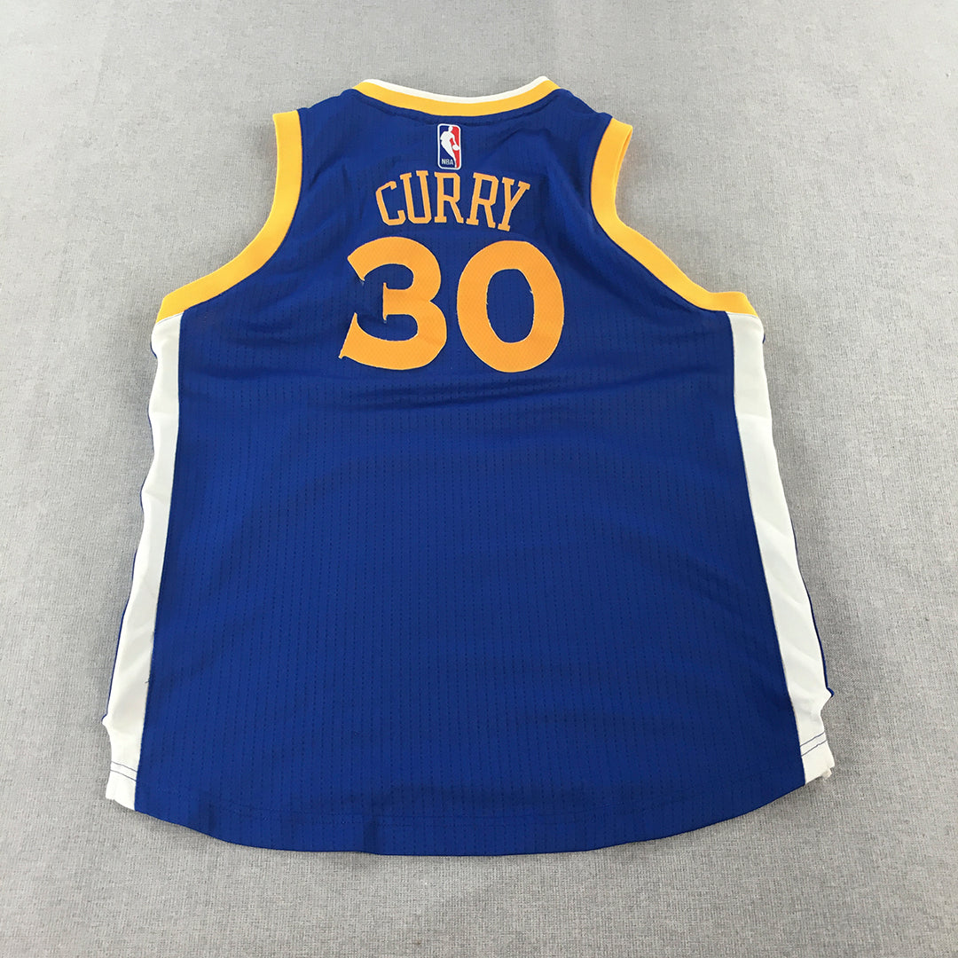 Stephen Curry Golden State Warriors Mens Basketball Jersey Size L NBA Adidas