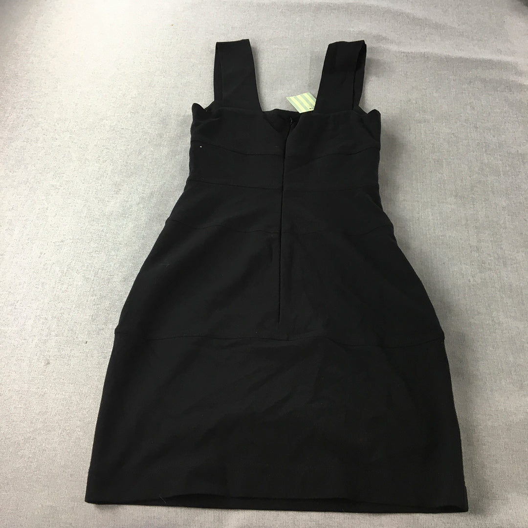 NEW Review Womens Mini Dress Size 12 Black Sleeveless Event