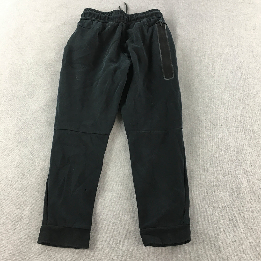 Nike Tech Fleece Kids Boys Tracksuit Pants Youth Sz M (10 - 12 Yrs) Black Jogger