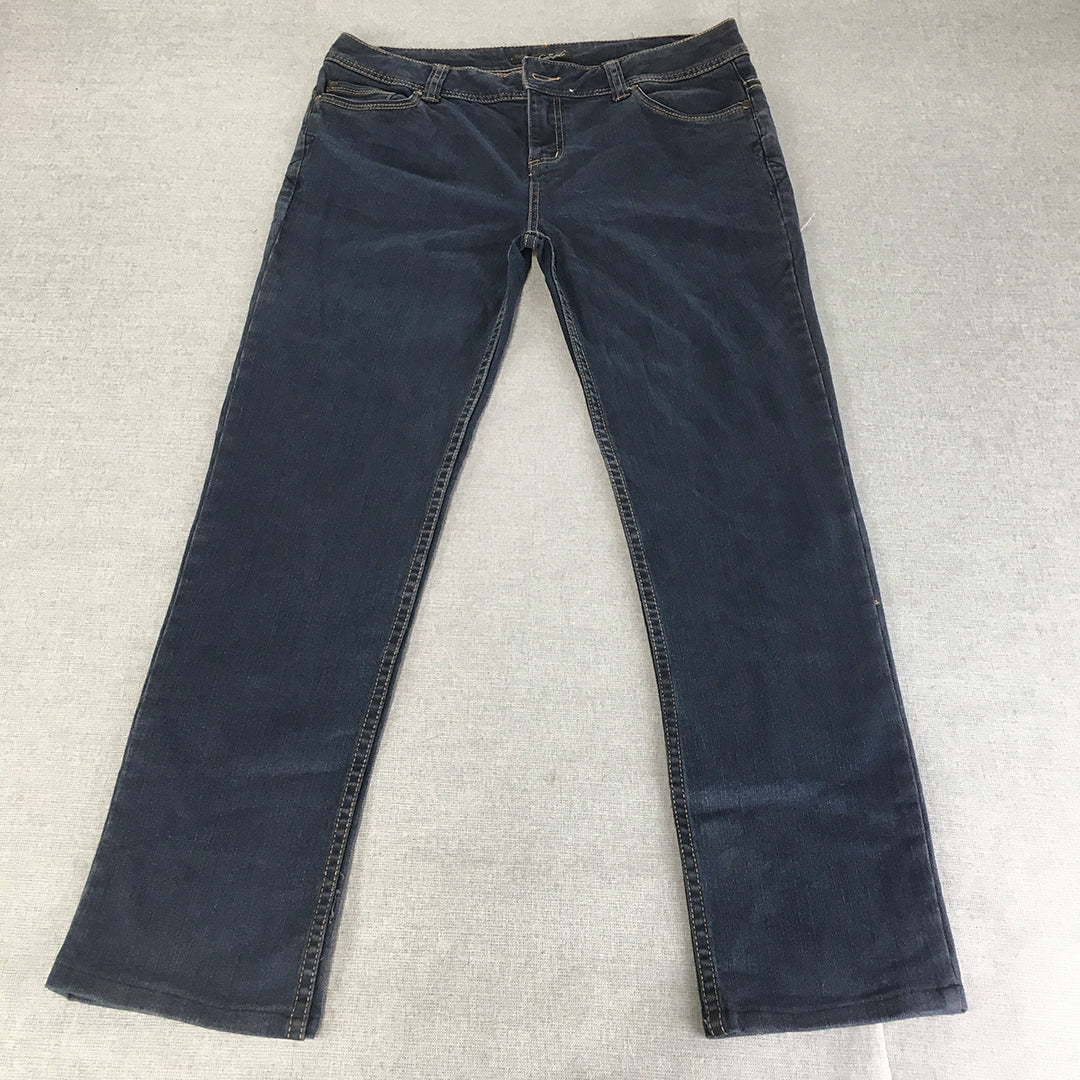 Colorado Womens Skinny Jeans Size 12 (W32) Blue Dark Wash Stretch Denim