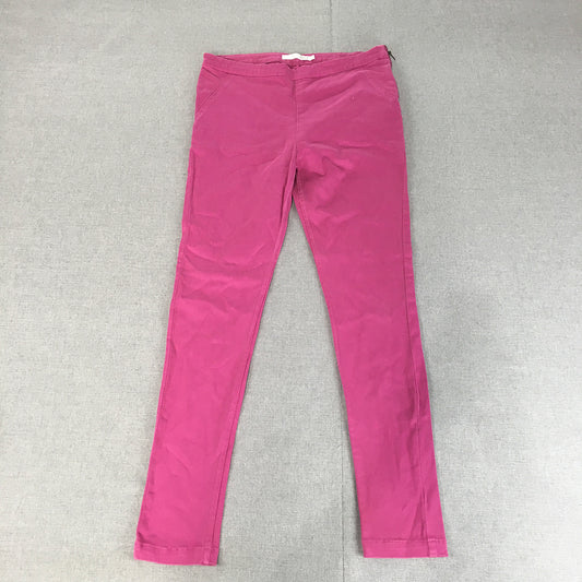 Stussy Womens Skinny Jeans Size 10 (W28 x L26) Pink Stretch Denim