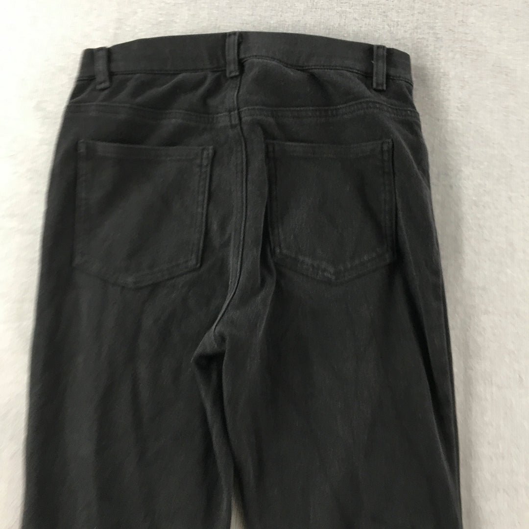 Uniqlo Womens Skinny Jeans Size S Black Stretch Denim