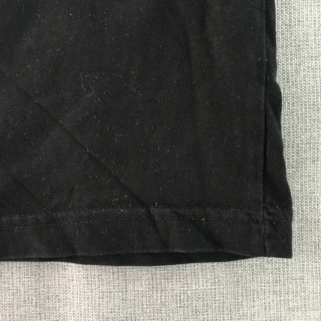 Calvin Klein Jeans Kids T-Shirt Size 2 - 3 Years Toddler Black Logo Top