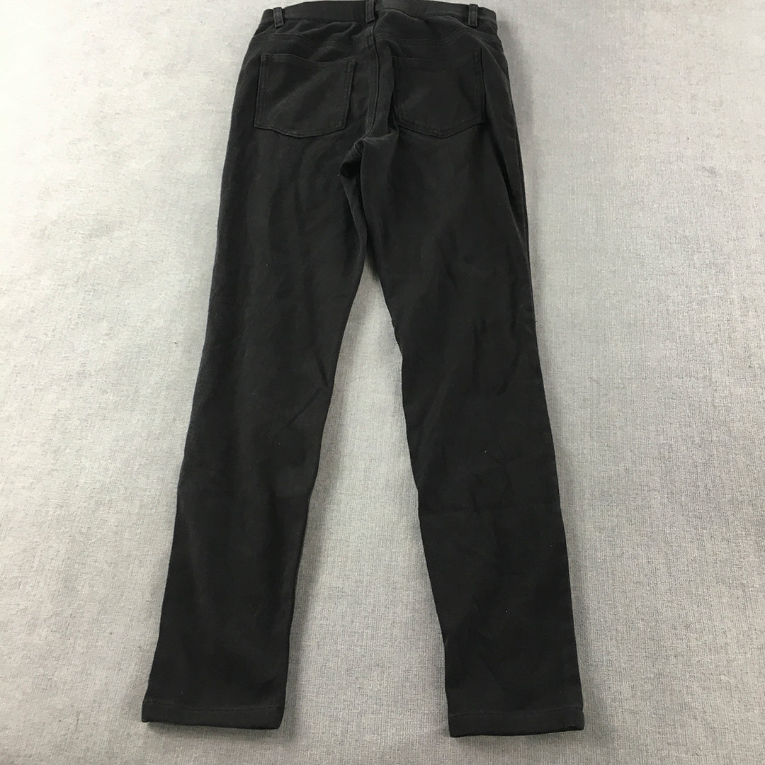 Uniqlo Womens Skinny Jeans Size S Black Stretch Denim