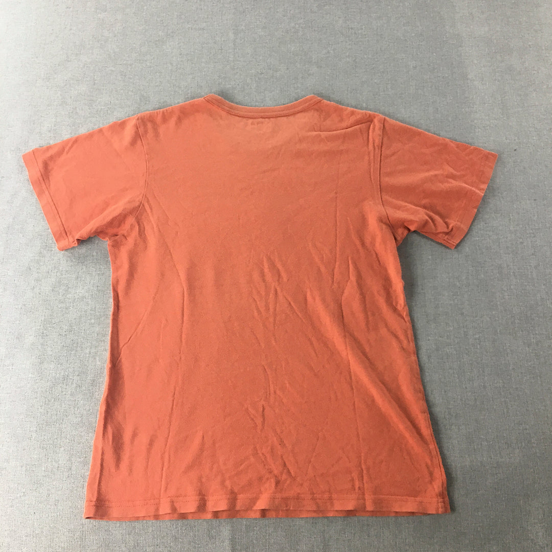 Uniqlo USA Omiyage T-Shirt Adult Size XXS Orange San Francisco Short Sleeve