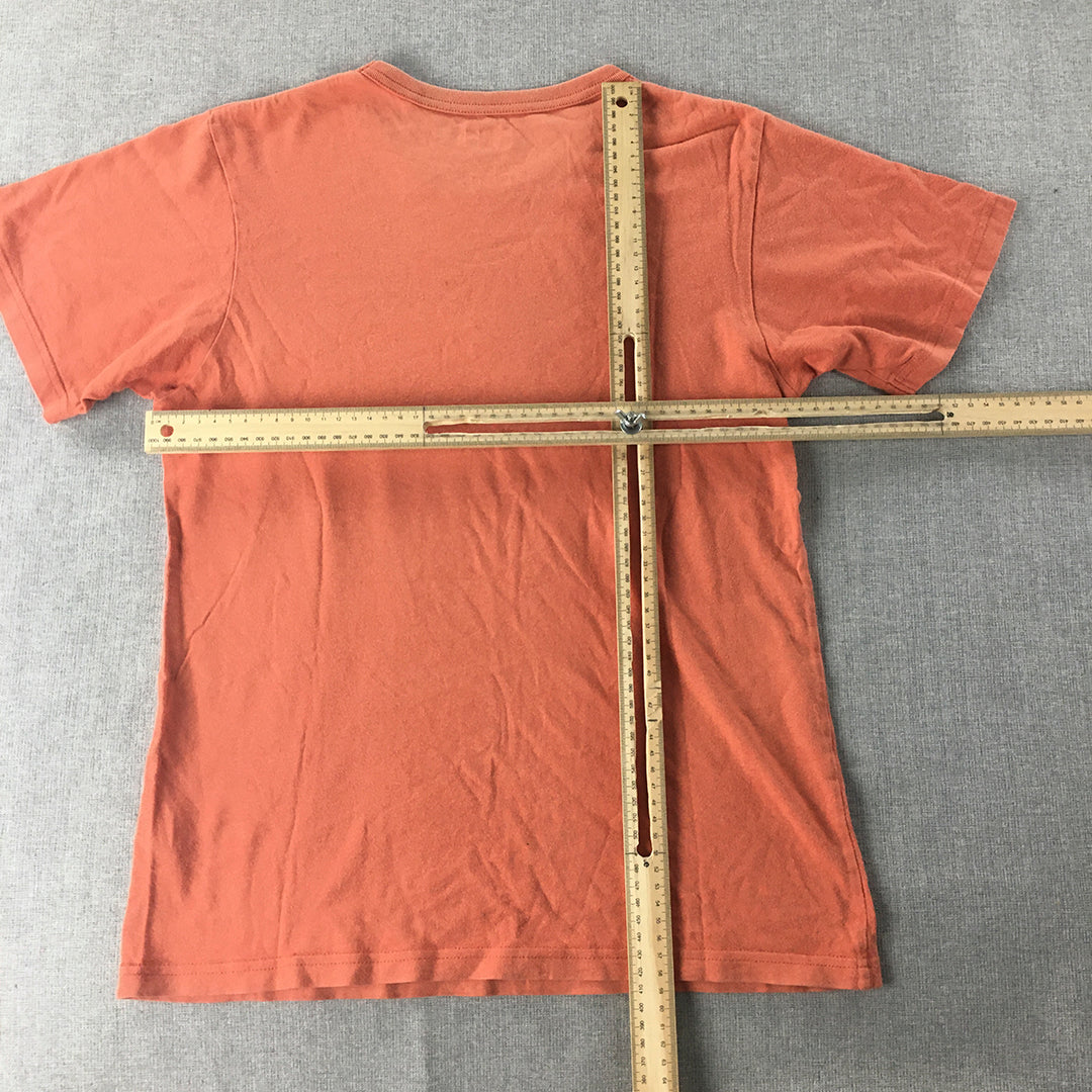 Uniqlo USA Omiyage T-Shirt Adult Size XXS Orange San Francisco Short Sleeve